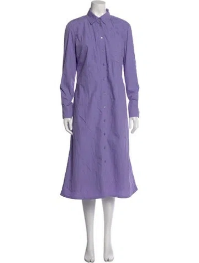 Pre-owned Sies Marjan Long Dress In Purple