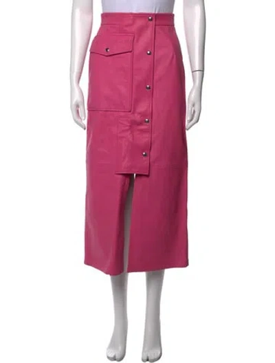 Pre-owned Sies Marjan Long Skirt In Pink
