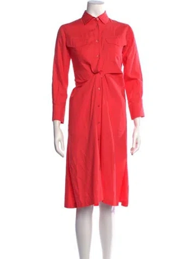 Pre-owned Sies Marjan Midi Length Dress In Pink