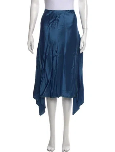 Pre-owned Sies Marjan Midi Length Skirt In Blue
