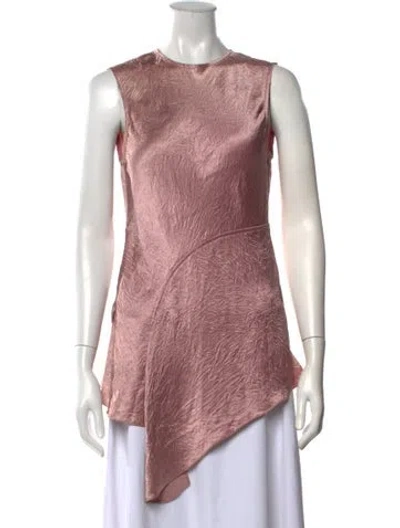 Pre-owned Sies Marjan Mock Neck Sleeveless Tunic In Pink