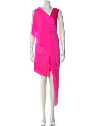 Pre-owned Sies Marjan Silk Mini Dress W/ Tags In Pink