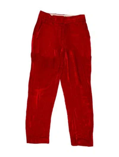 Pre-owned Sies Marjan Skinny Leg Pants In Red