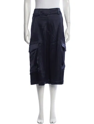 Pre-owned Sies Marjan Straight Leg Pants In Blue
