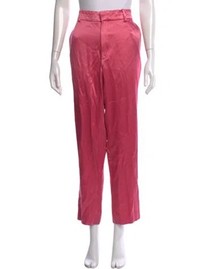 Pre-owned Sies Marjan Straight Leg Pants In Pink