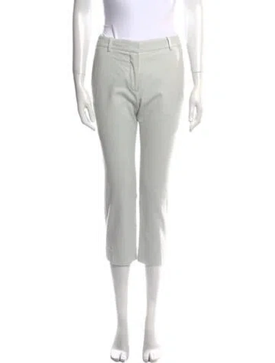 Pre-owned Sies Marjan Striped Straight Leg Pants In Blue