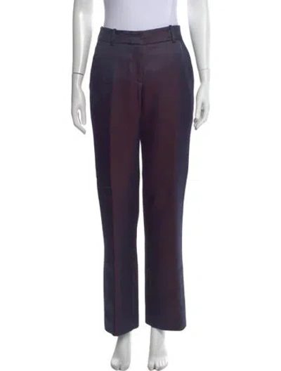 Pre-owned Sies Marjan Virgin Wool Wide Leg Pants