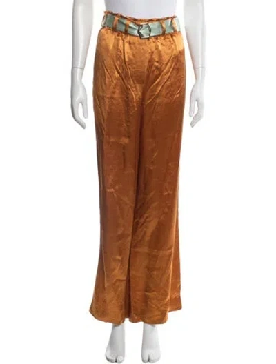 Pre-owned Sies Marjan Wide Leg Pants In Orange