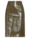 Sies Marjan Woman Midi Skirt Military Green Size 4 Acetate, Viscose In Green