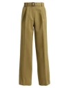 Sies Marjan Woman Pants Military Green Size 4 Virgin Wool In Green