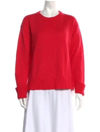 Pre-owned Sies Marjan Wool Crew Neck Sweater In Pink