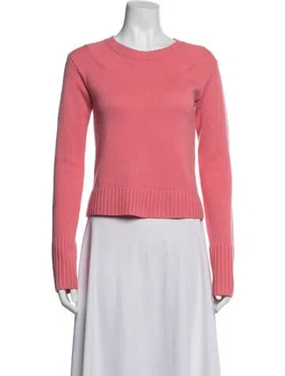 Pre-owned Sies Marjan Wool Crew Neck Sweater In Pink