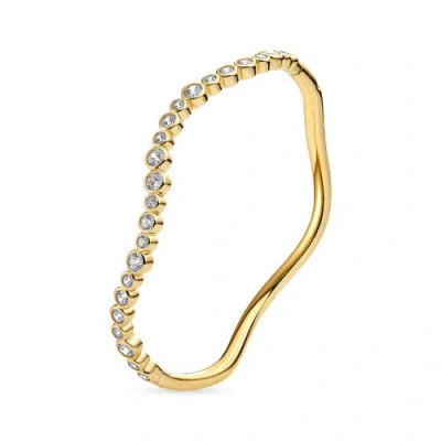 Sif Jakobs Jewellery Bangle Sardinien Wave In Gold