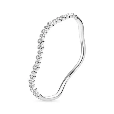 Sif Jakobs Jewellery Bangle Sardinien Wave In Silver