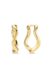 Sif Jakobs Jewellery Earrings Ellera Waves Pianura In Gold