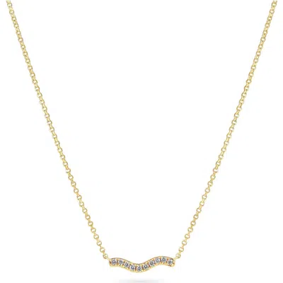 Sif Jakobs Jewellery Necklace Ellera Waves In Gold
