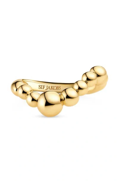 Sif Jakobs Jewellery Ring Bormio Wave In Gold