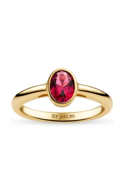 Sif Jakobs Jewellery Ring Sardinien Ovale Piccolo In Gold