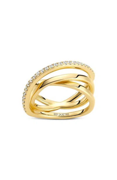 Sif Jakobs Jewellery Ring Spirale In Gold