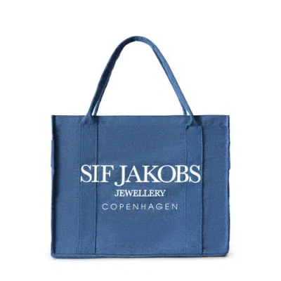 Sif Jakobs Jewellery Tote Bag Denim In Blue