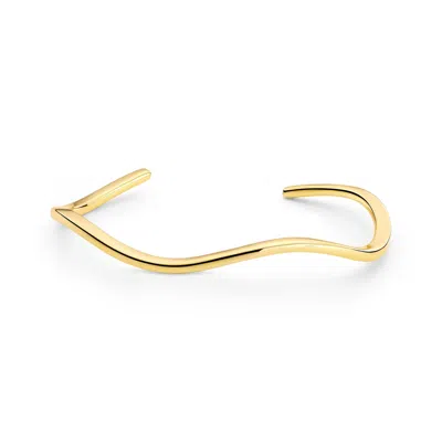Sif Jakobs Jewellery Women's Bangle Ellera Waves Pianura - Gold