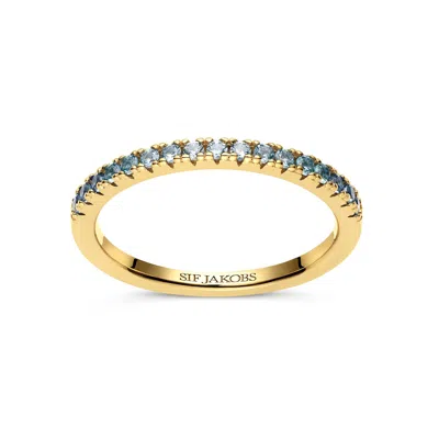Sif Jakobs Jewellery Women's Blue / Gold Ring Ellera - Gold & Blue In Multi