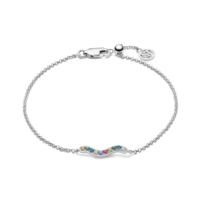 Sif Jakobs Jewellery Women's Bracelet Ellera Waves - Silver - Multicolor