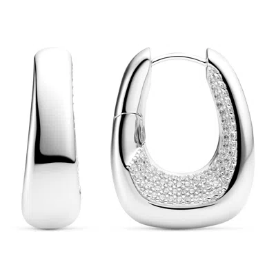 Sif Jakobs Jewellery Women's Earrings Borsa - Silver - Grande