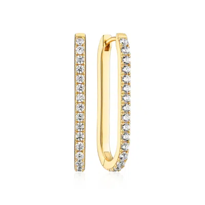 Sif Jakobs Jewellery Women's Earrings Capizzi With White Zirconia - Gold