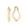 Sif Jakobs Jewellery Women's Earrings Ellera Waves Pianura - X-grande - Gold