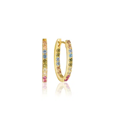 Sif Jakobs Jewellery Women's Earrings Ellisse Gold Multi Piccolo In Yellow