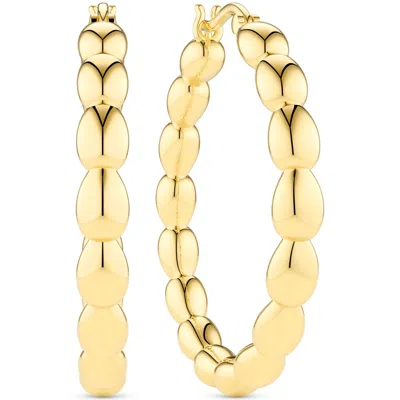 Sif Jakobs Jewellery Women's Earrings Goccia Cerchi Pianura - Gold - Grande