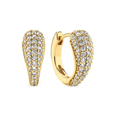 Sif Jakobs Jewellery Women's Earrings Goccia Circolo - Gold Plated