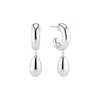 Sif Jakobs Jewellery Women's Earrings Goccia Pendolo Pianura - Silver