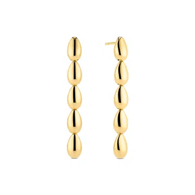 Sif Jakobs Jewellery Women's Earrings Goccia Pianura - Gold - Grande