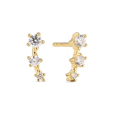 Sif Jakobs Jewellery Women's Earrings Lucente Tre Gold