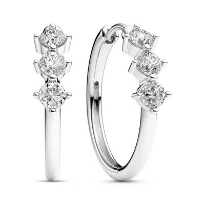 Sif Jakobs Jewellery Women's Earrings Princess Creolo - Silver - Grande