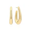 Sif Jakobs Jewellery Women's Gold Earrings Goccia Pianura