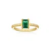 Sif Jakobs Jewellery Women's Gold / Green Green Ring Roccanova Piccolo In Multi