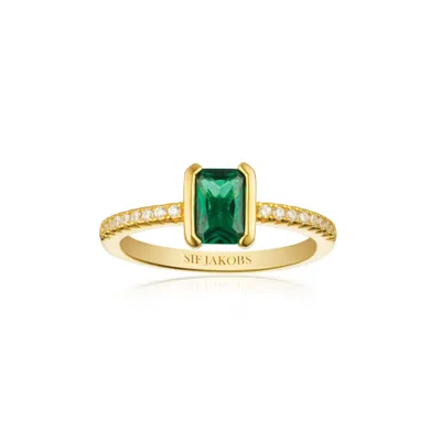 Sif Jakobs Jewellery Women's Gold / Green Green Ring Roccanova Piccolo In Multi