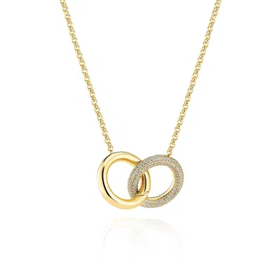 Sif Jakobs Jewellery Women's Gold Necklace Carrara Due Grande