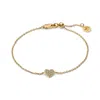 Sif Jakobs Jewellery Women's Gold / White Bracelet Cuore - Gold