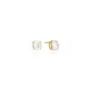 Sif Jakobs Jewellery Women's Gold / White Earrings Ellisse Carezza White In Multi