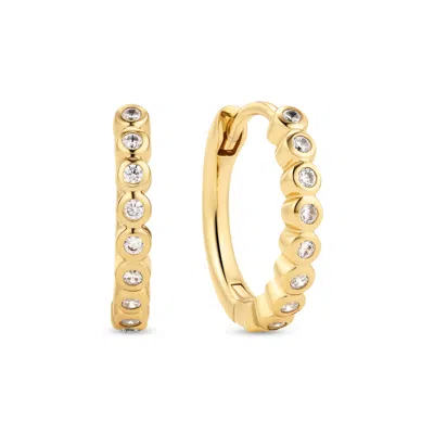 Sif Jakobs Jewellery Women's Gold / White Earrings Sarzana - Gold