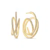 Sif Jakobs Jewellery Women's Gold / White Earrings Spirale - Gold - Grande