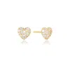 Sif Jakobs Jewellery Women's Gold / White Gold Earrings Caro White Zirconia In Multi