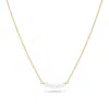 Sif Jakobs Jewellery Women's Gold / White Necklace Perla Cinque Gold