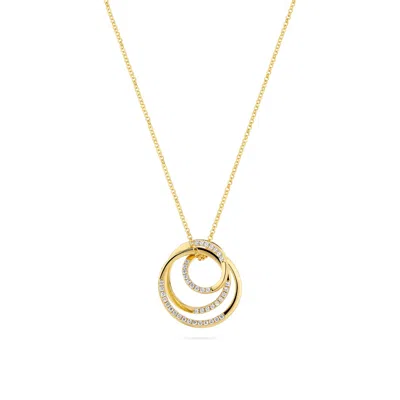 Sif Jakobs Jewellery Women's Gold / White Necklace Spirale - Gold