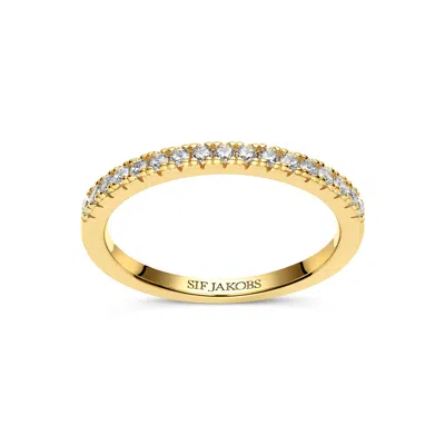 Sif Jakobs Jewellery Women's Gold / White Ring Ellera- Gold