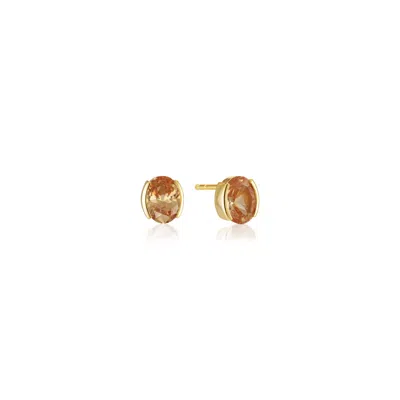 Sif Jakobs Jewellery Women's Gold / Yellow Earrings Ellisse Carezza Champange